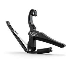 Kyser KG6BA front view showing sturdy clamp and quick-change benefit