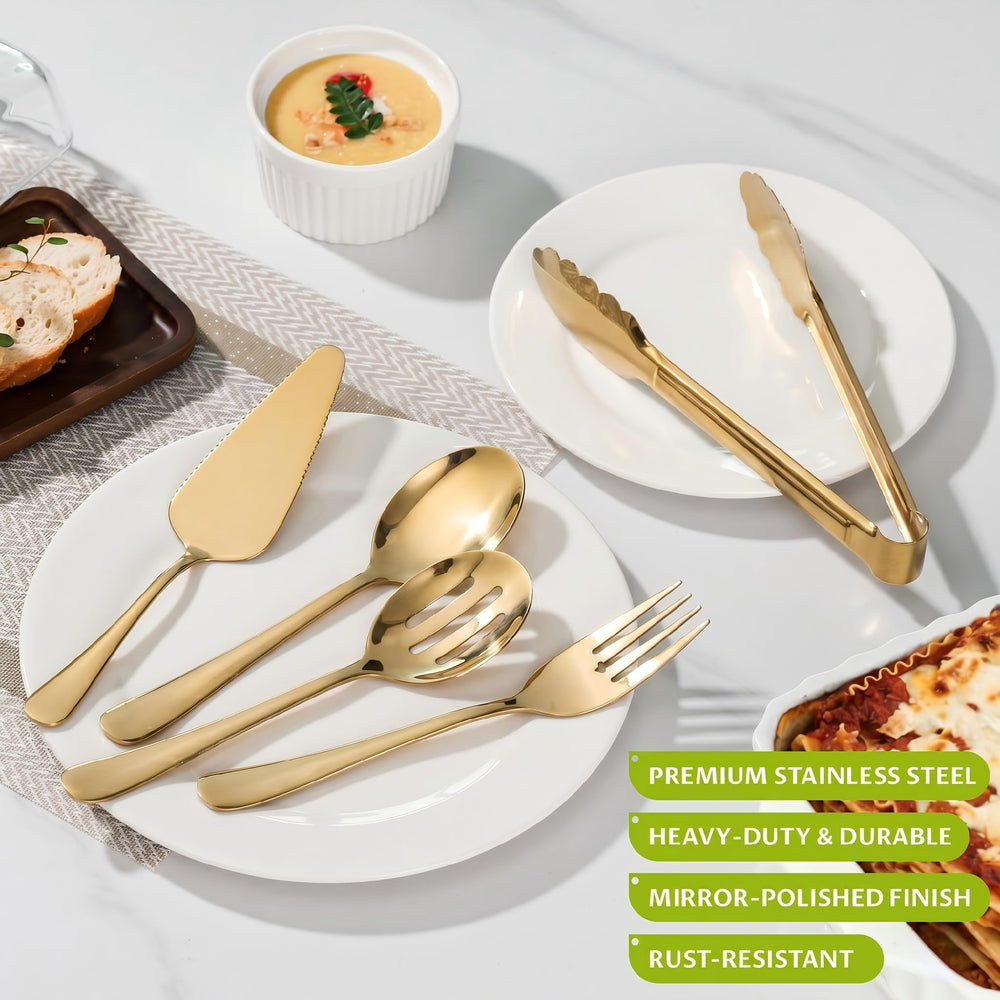 Kzovone cake server lifting a slice demonstrating precise dessert presentation