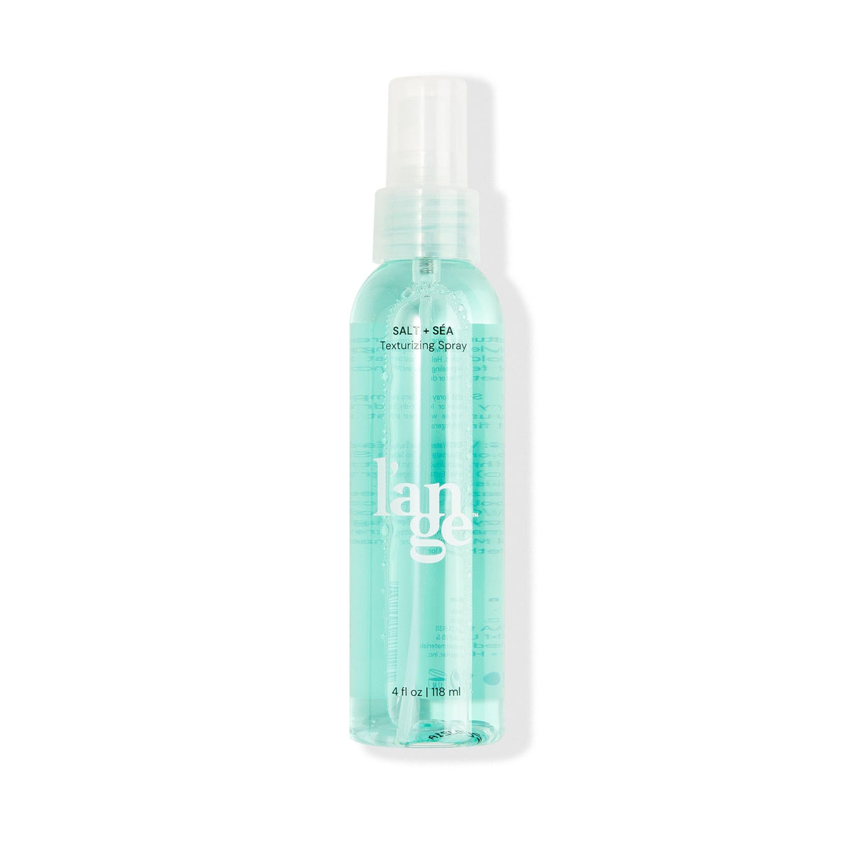 L'ANGE HAIR front bottle shot showing sleek packaging and travel-friendly size