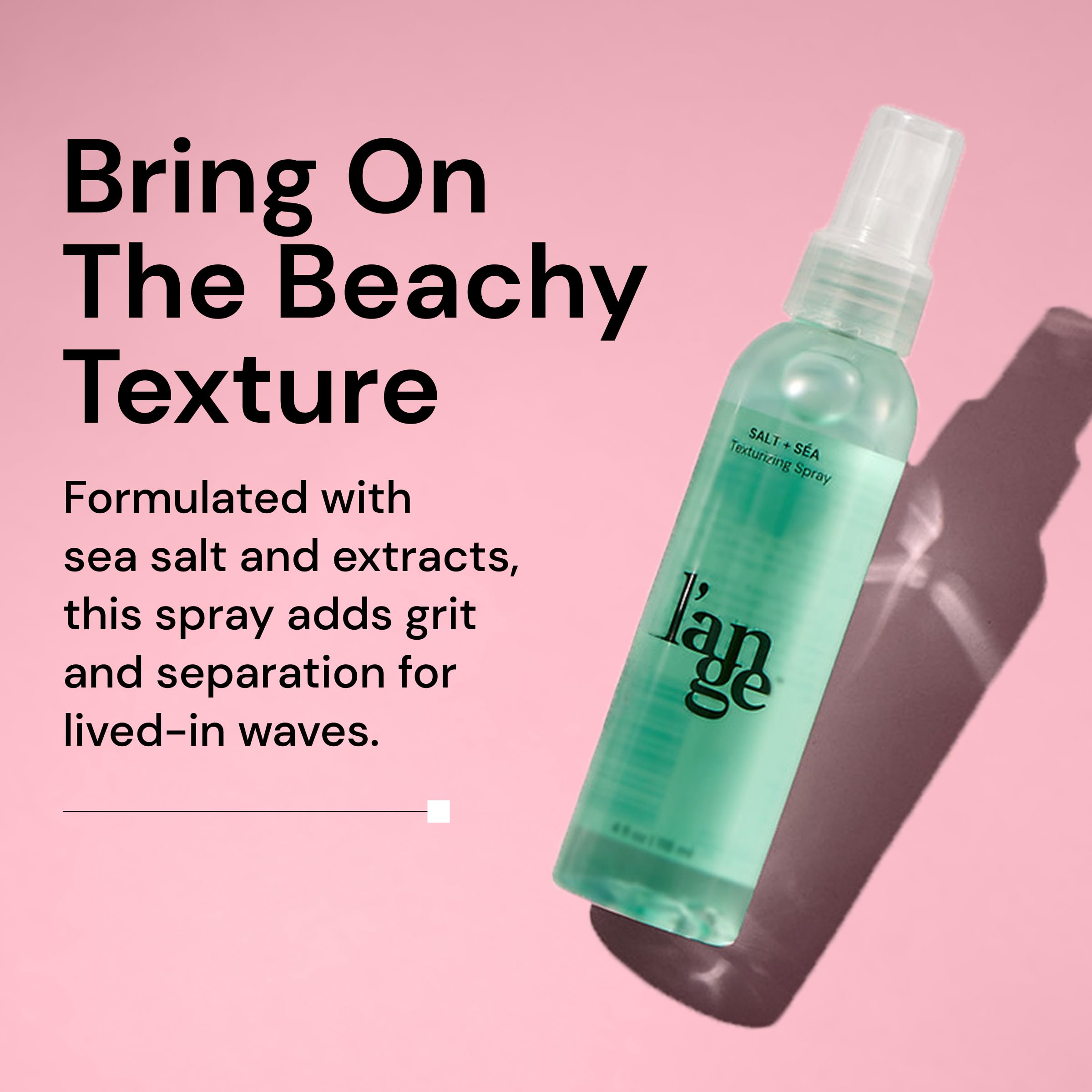 L'ANGE HAIR fine mist spray released from bottle for even, light coverage