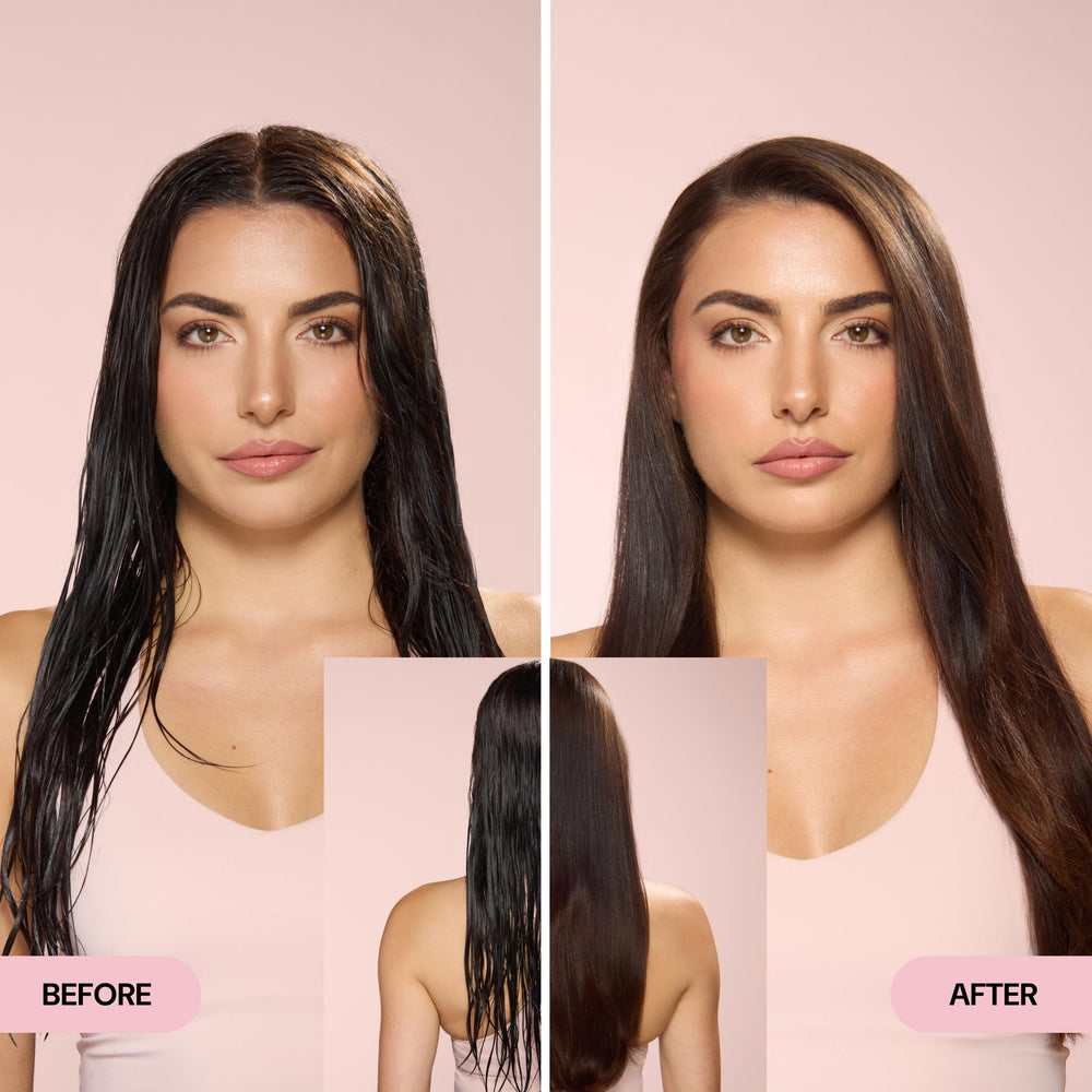 L'ANGE HAIR HaloRing packed in travel pouch for convenient on-the-go styling