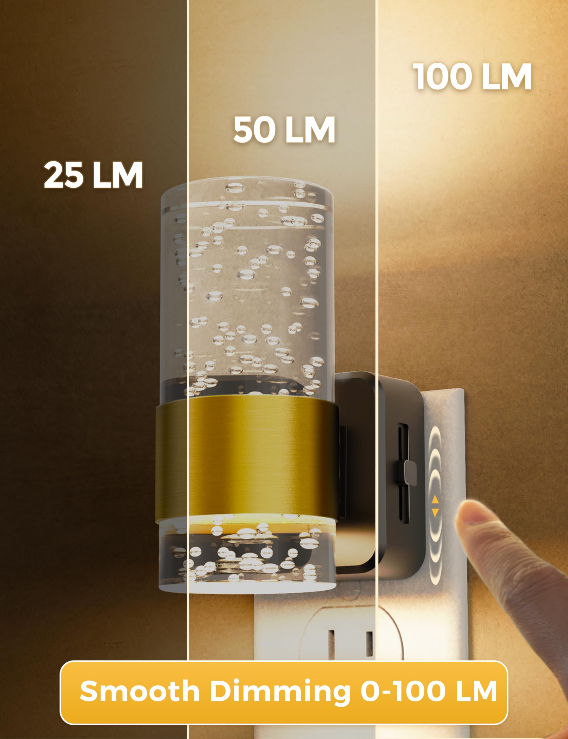 L LOHAS LED acrylic bubble texture close-up creating decorative light diffusion and durability