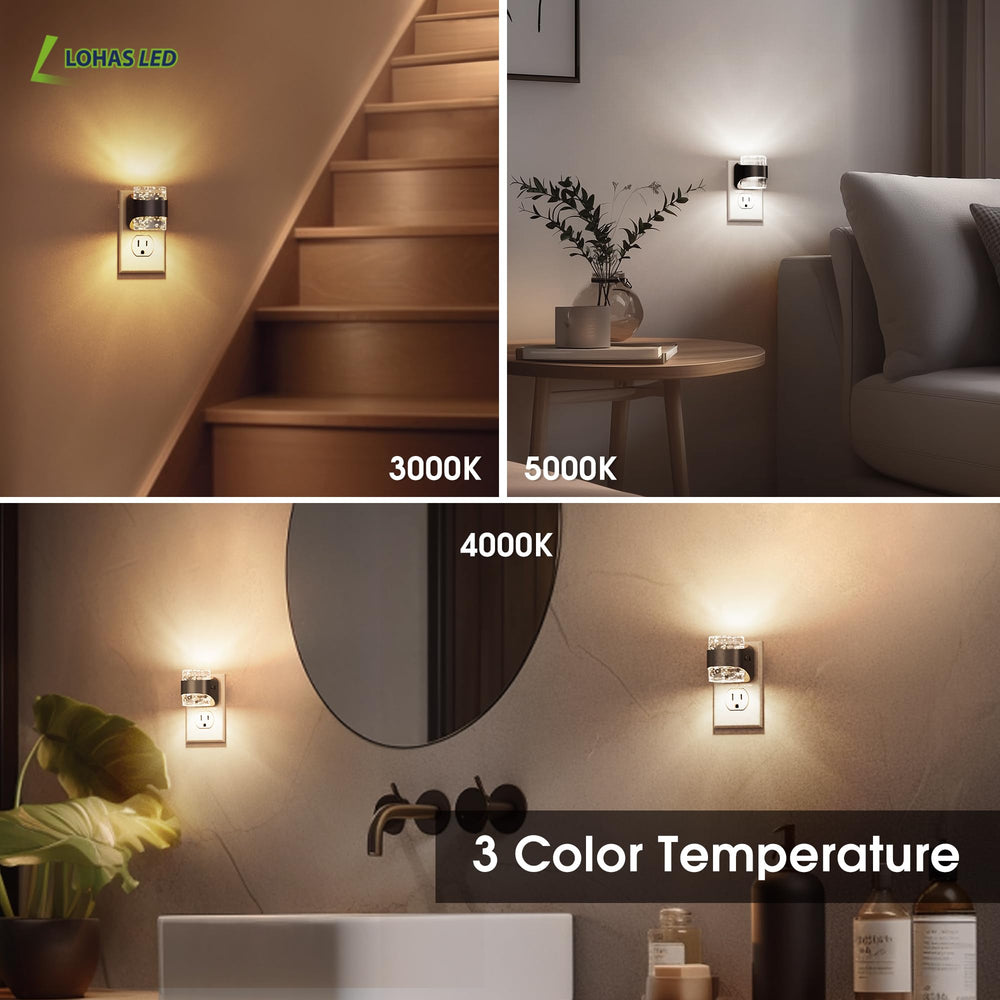 L LOHAS LED demonstrating upward and downward glow for balanced corridor lighting