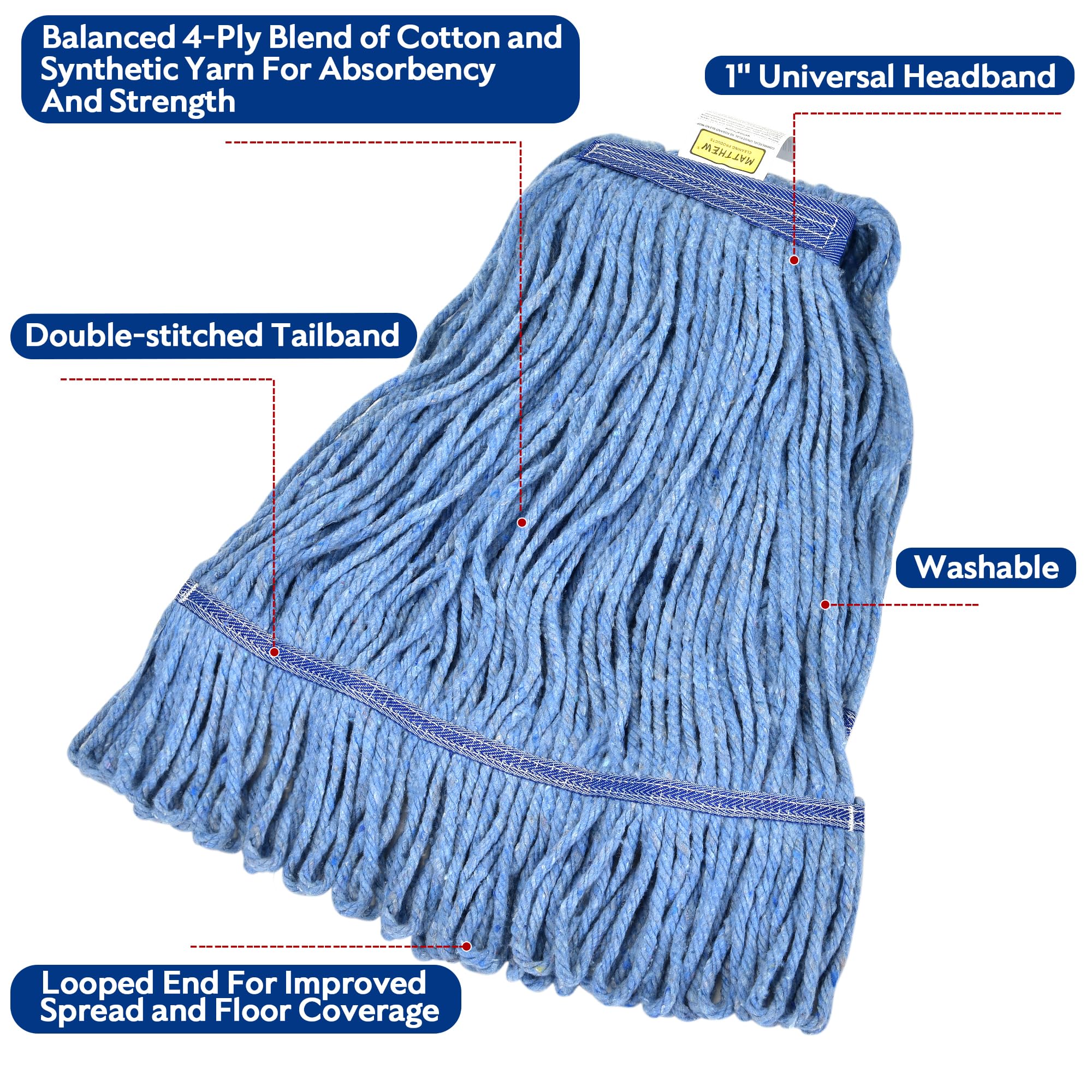 L Luke Supply universal headband detail showing compatibility with clamp and side-load handles