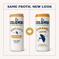 La Colombe foam texture close-up showing creamy draft-like mouthfeel