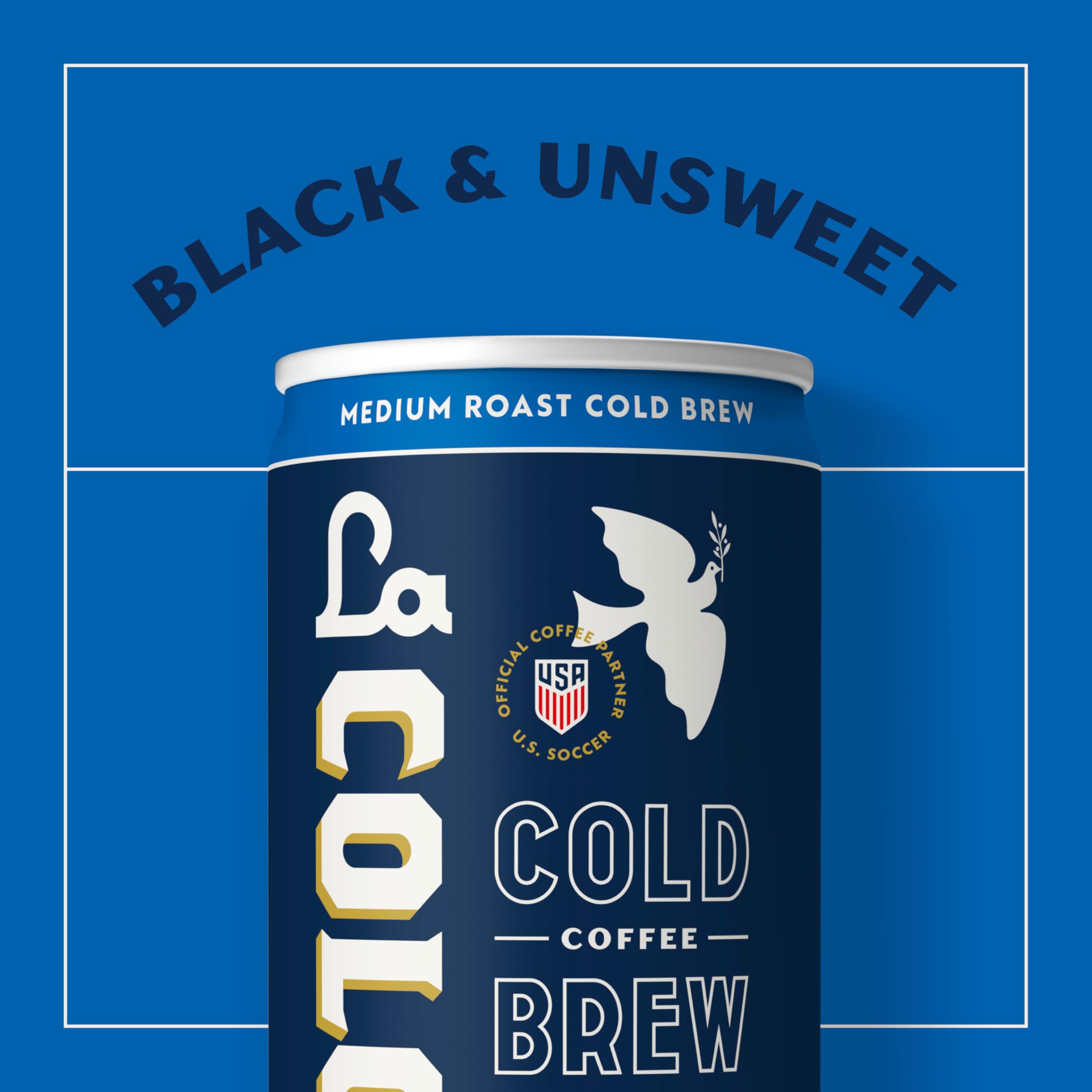 La Colombe can inside backpack conveying portability for on-the-go energy