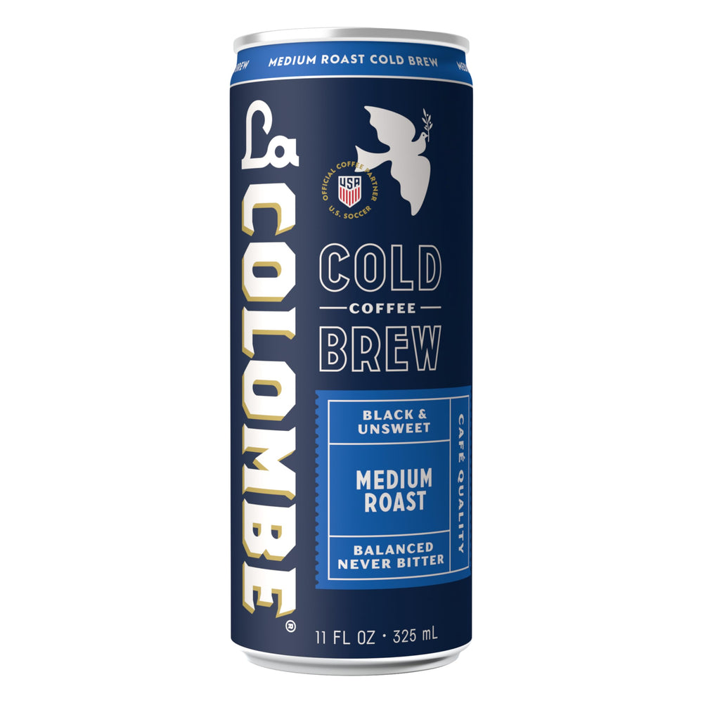 La Colombe can on kitchen counter suggesting everyday coffeehouse quality