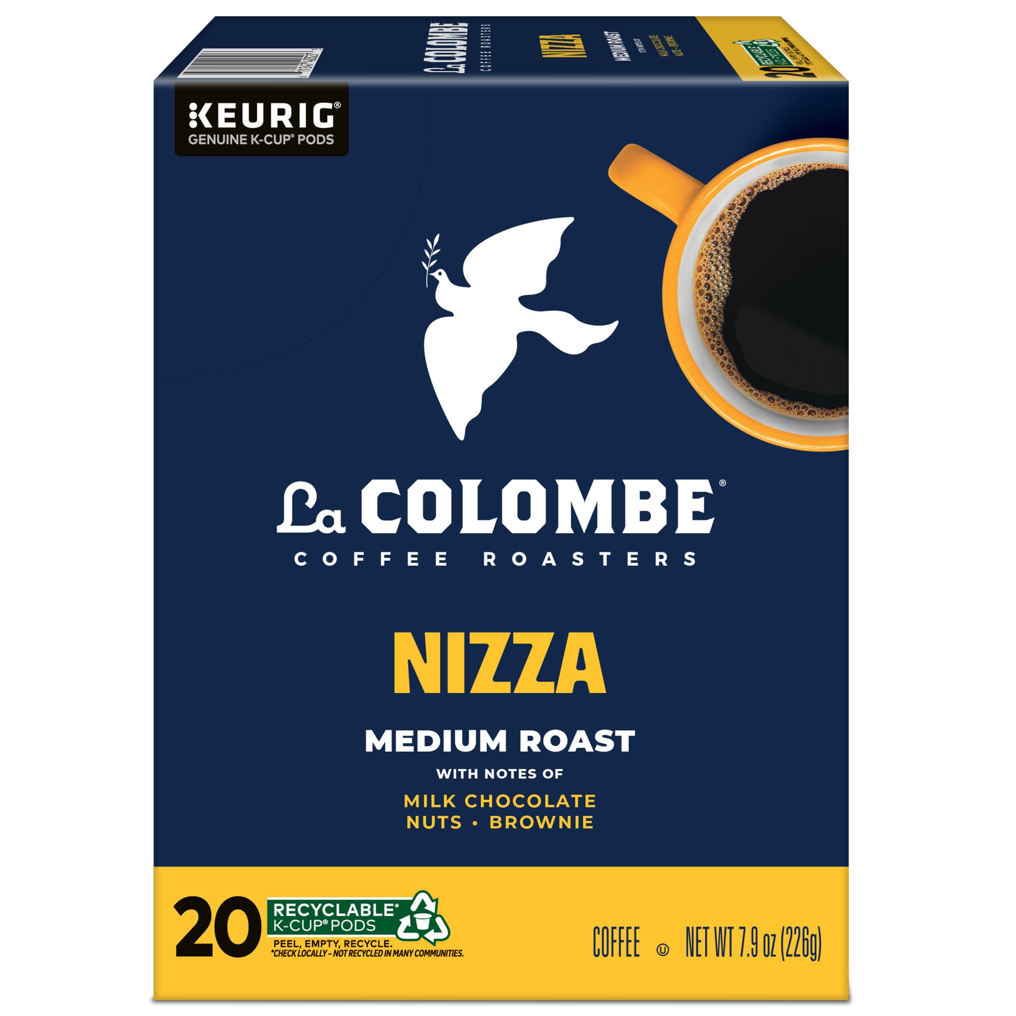 Morning kitchen scene with La Colombe Nizza pod and cup for everyday enjoyment