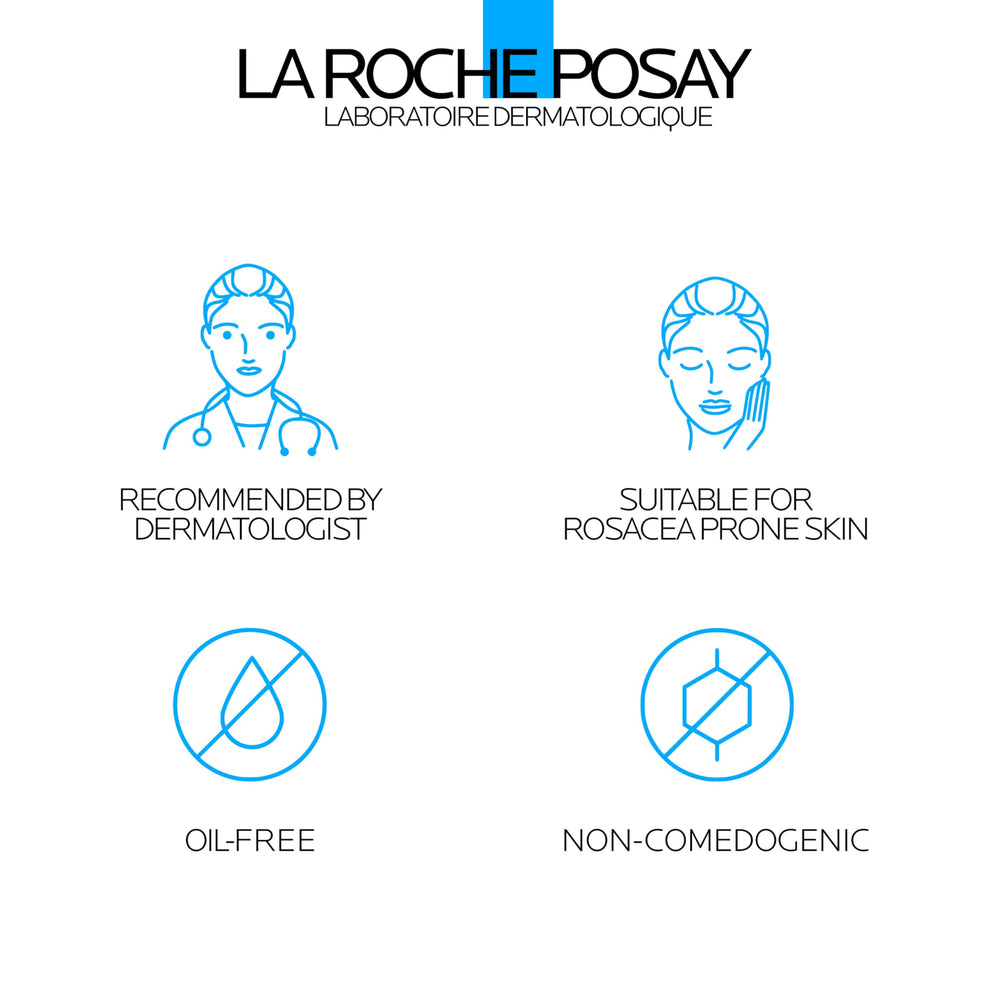 La Roche-Posay Anthelios applied under makeup to show smooth layering