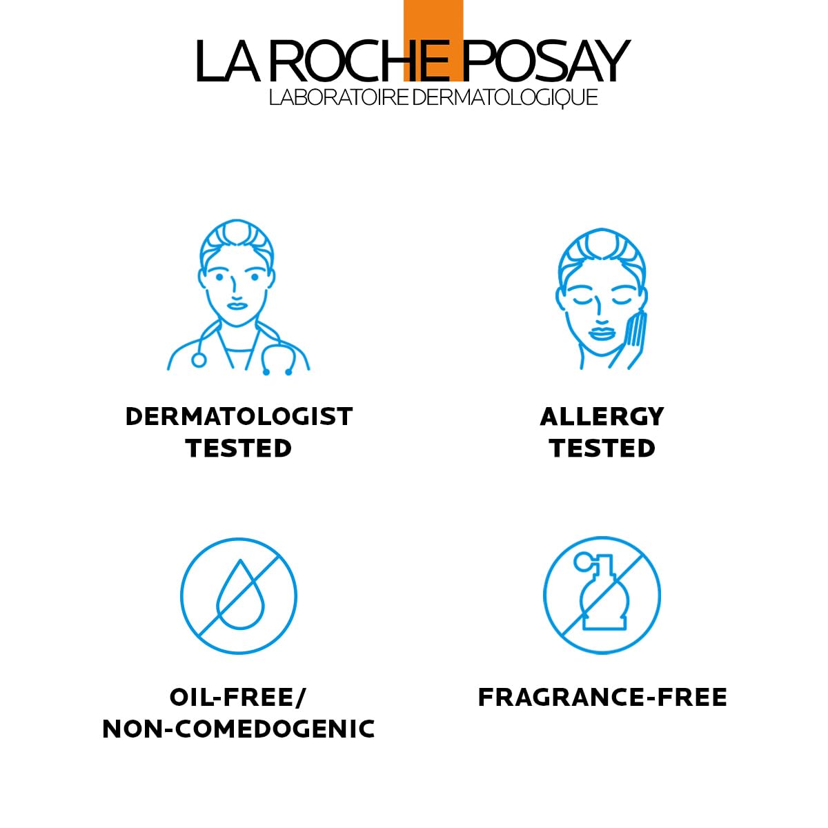 La Roche-Posay facial application under makeup proving compatibility and wear