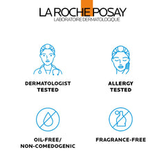 La Roche-Posay facial application under makeup proving compatibility and wear