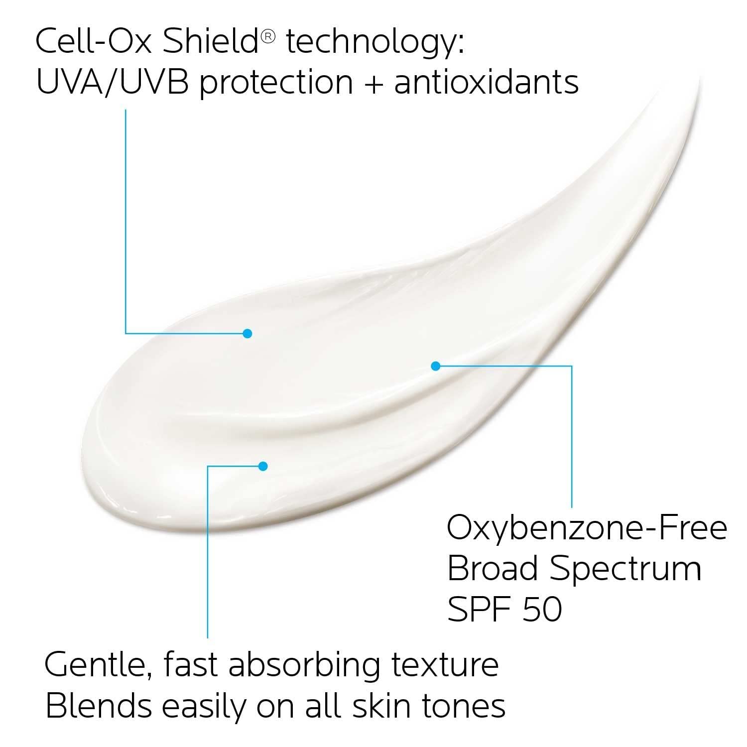 La Roche-Posay being applied on a child’s arm showing smooth blend and quick absorption