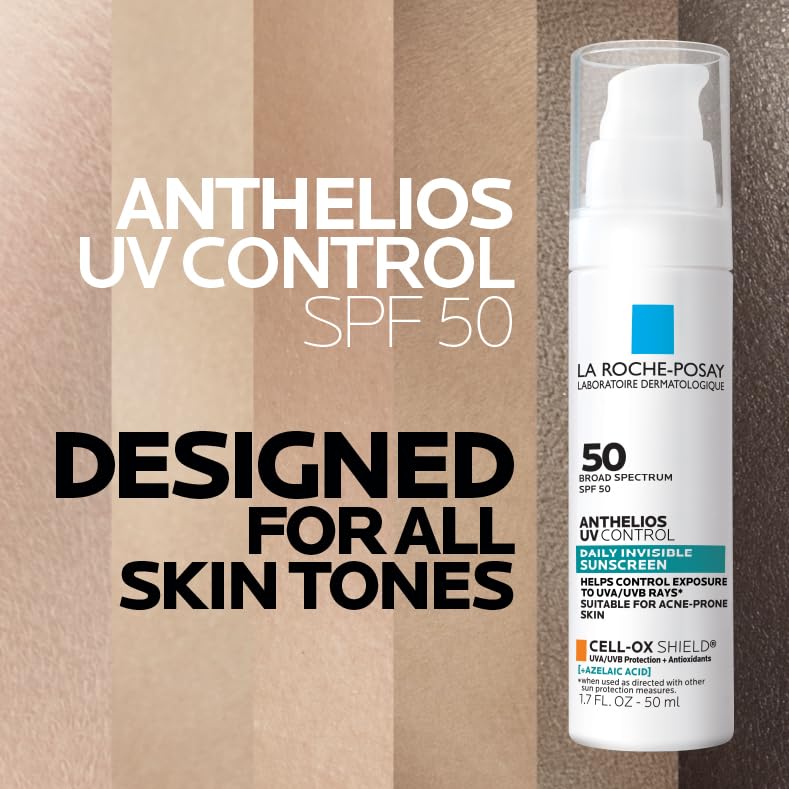 La Roche-Posay Anthelios size comparison in hand for portable 1.7 oz