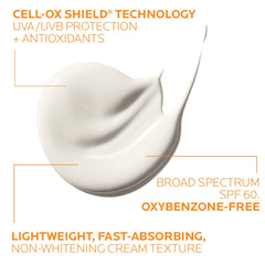 La Roche-Posay texture close-up of melt-in milk showing fast absorption