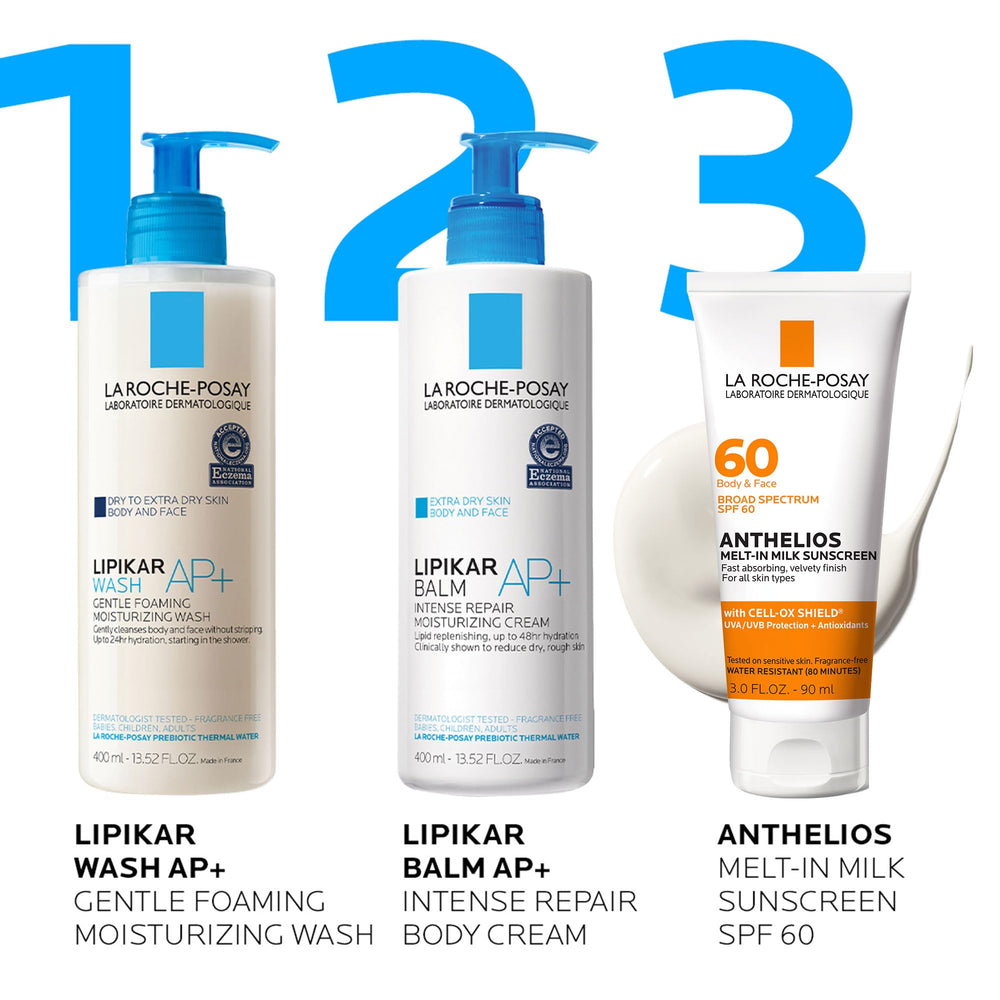 La Roche-Posay travel size sunscreen in bag for on-the-go protection