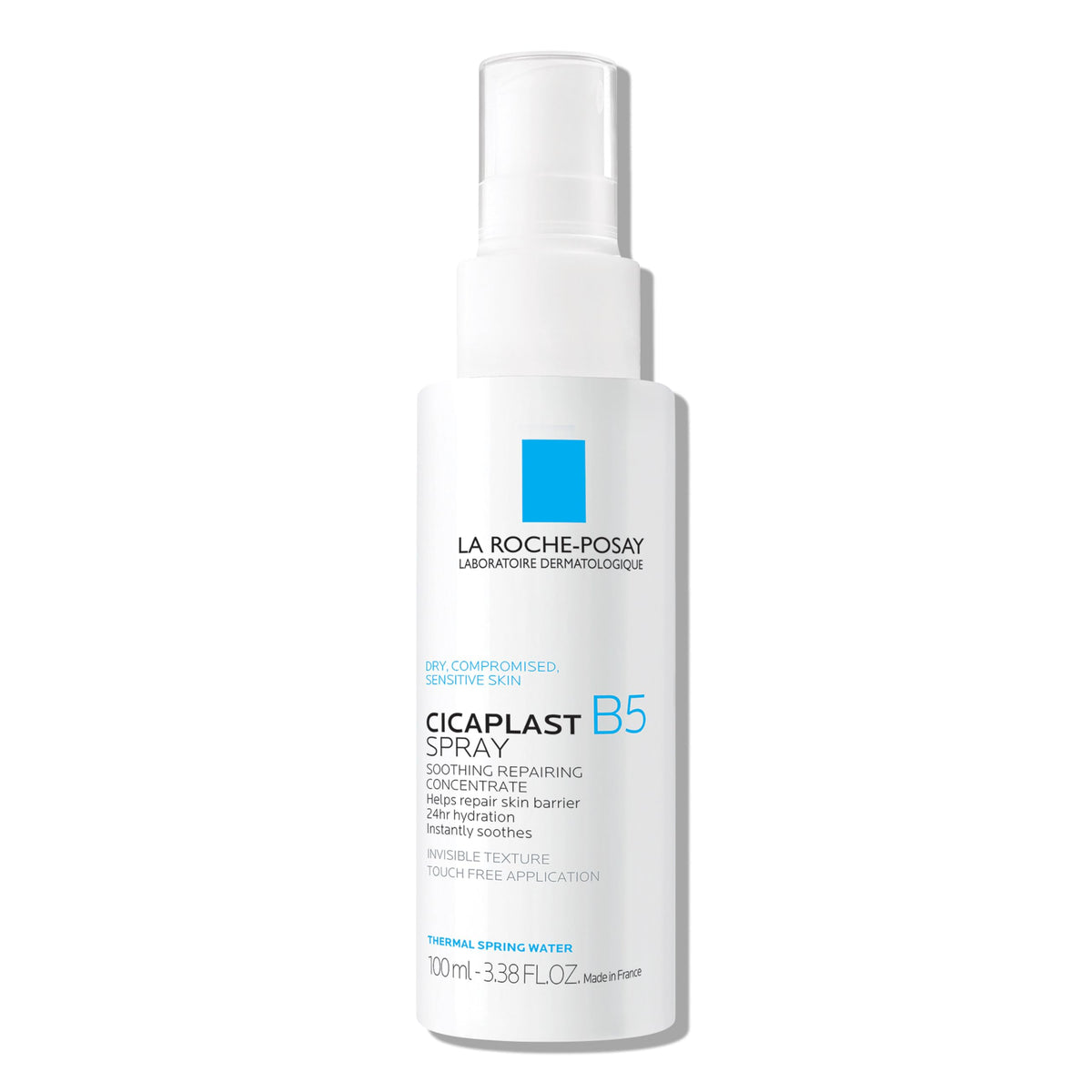 La Roche-Posay bottle front packaging showing clean design and soothing branding