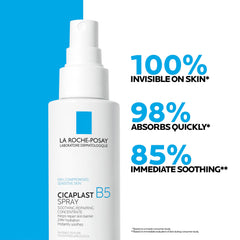 La Roche-Posay droplets on skin illustrating hydrating texture and fast absorption