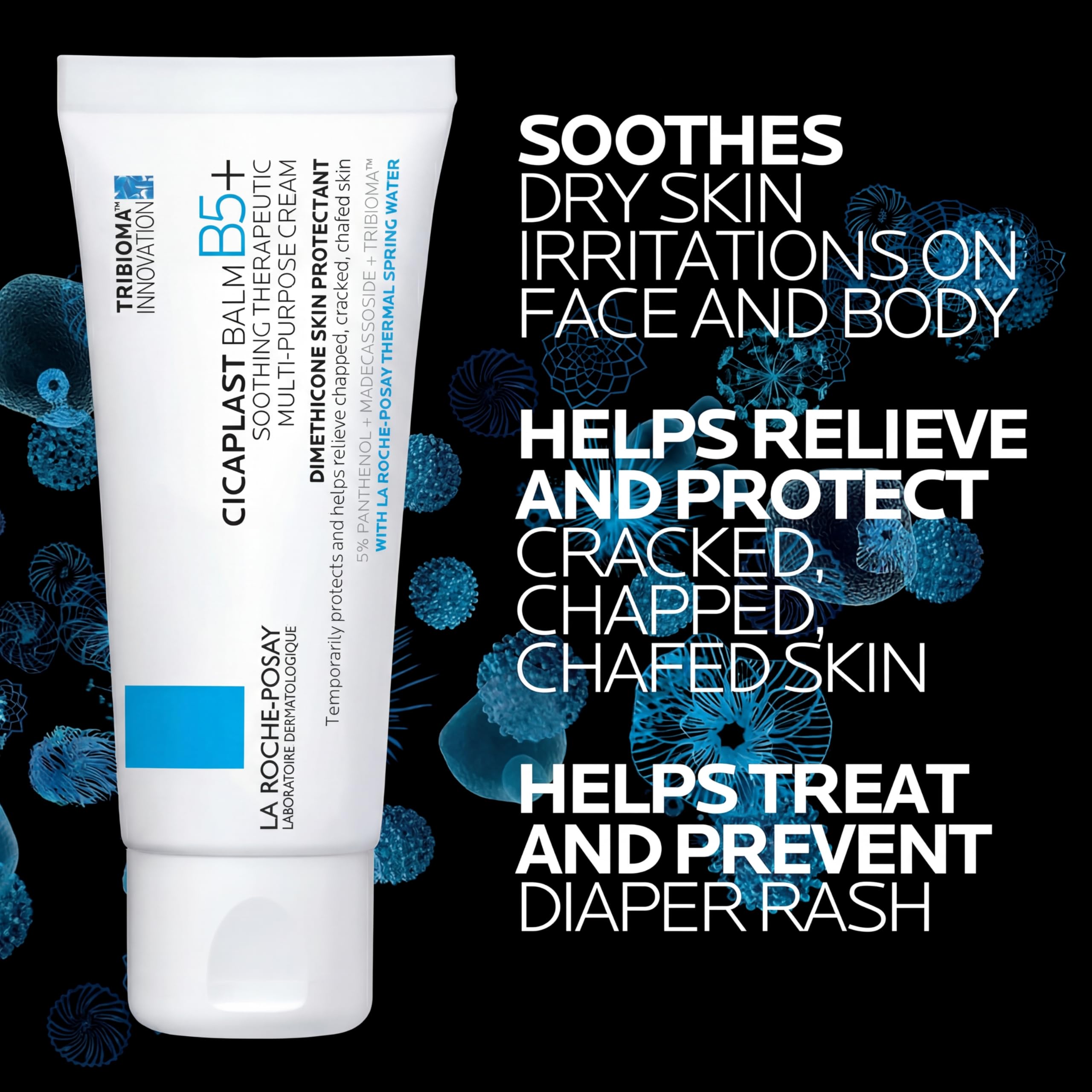 La Roche-Posay used on baby's skin, illustrating pediatric-tested gentle relief
