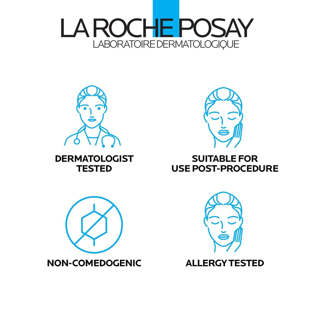 La Roche-Posay balm on lips showing targeted hydration and protection