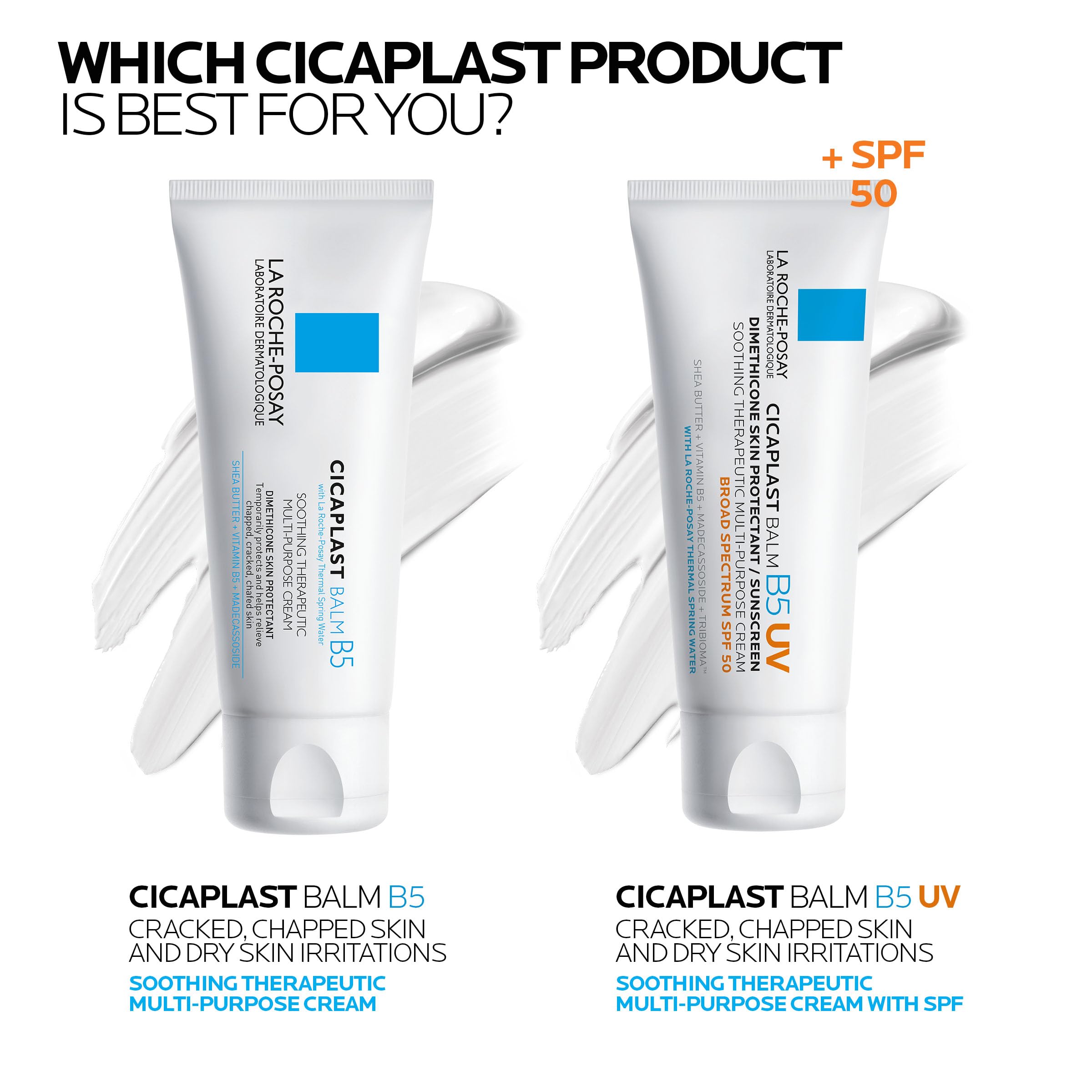 Post-treatment setting with La Roche-Posay balm demonstrating gentle care