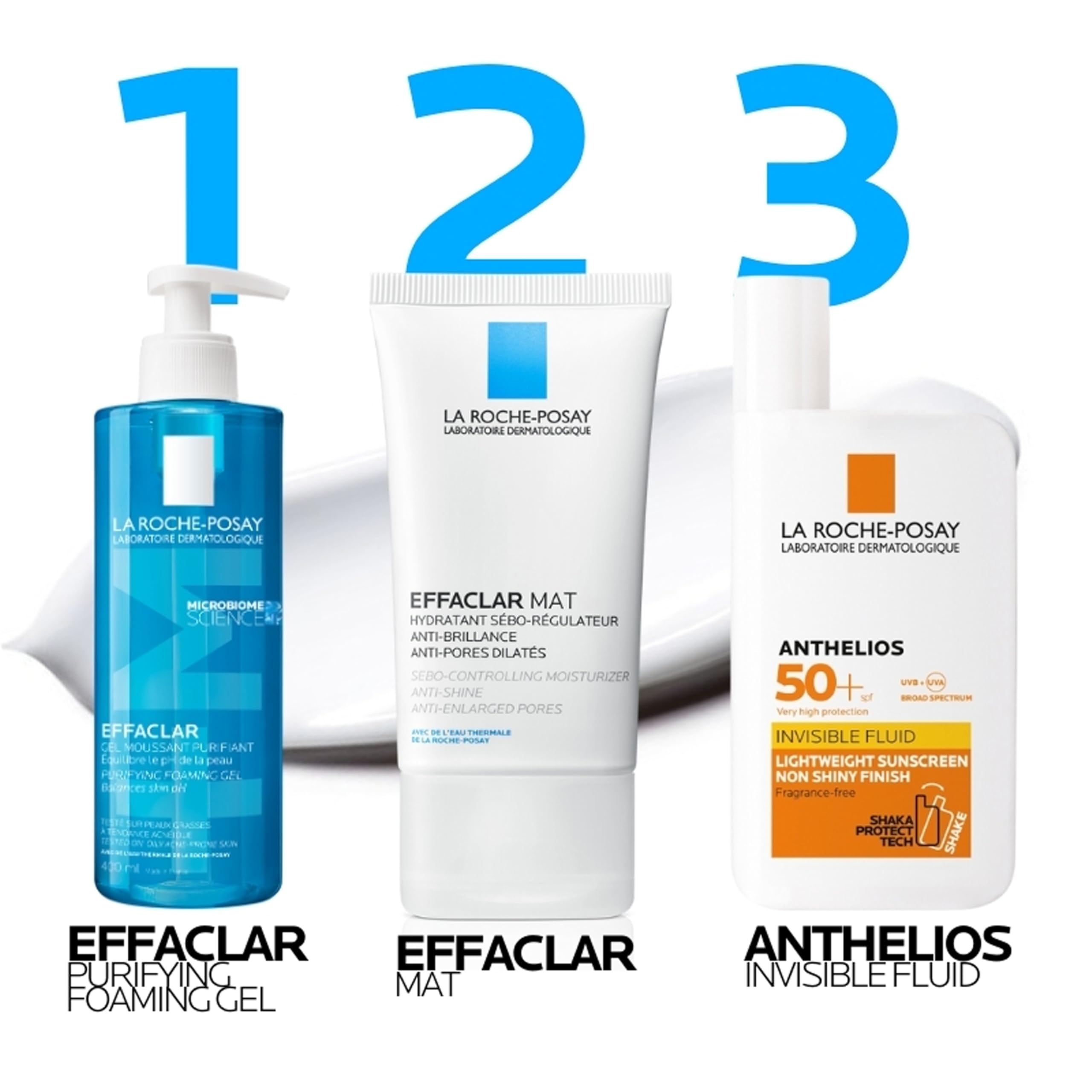 La Roche-Posay Effaclar Mat placed next to a coin to show 1.4 oz size