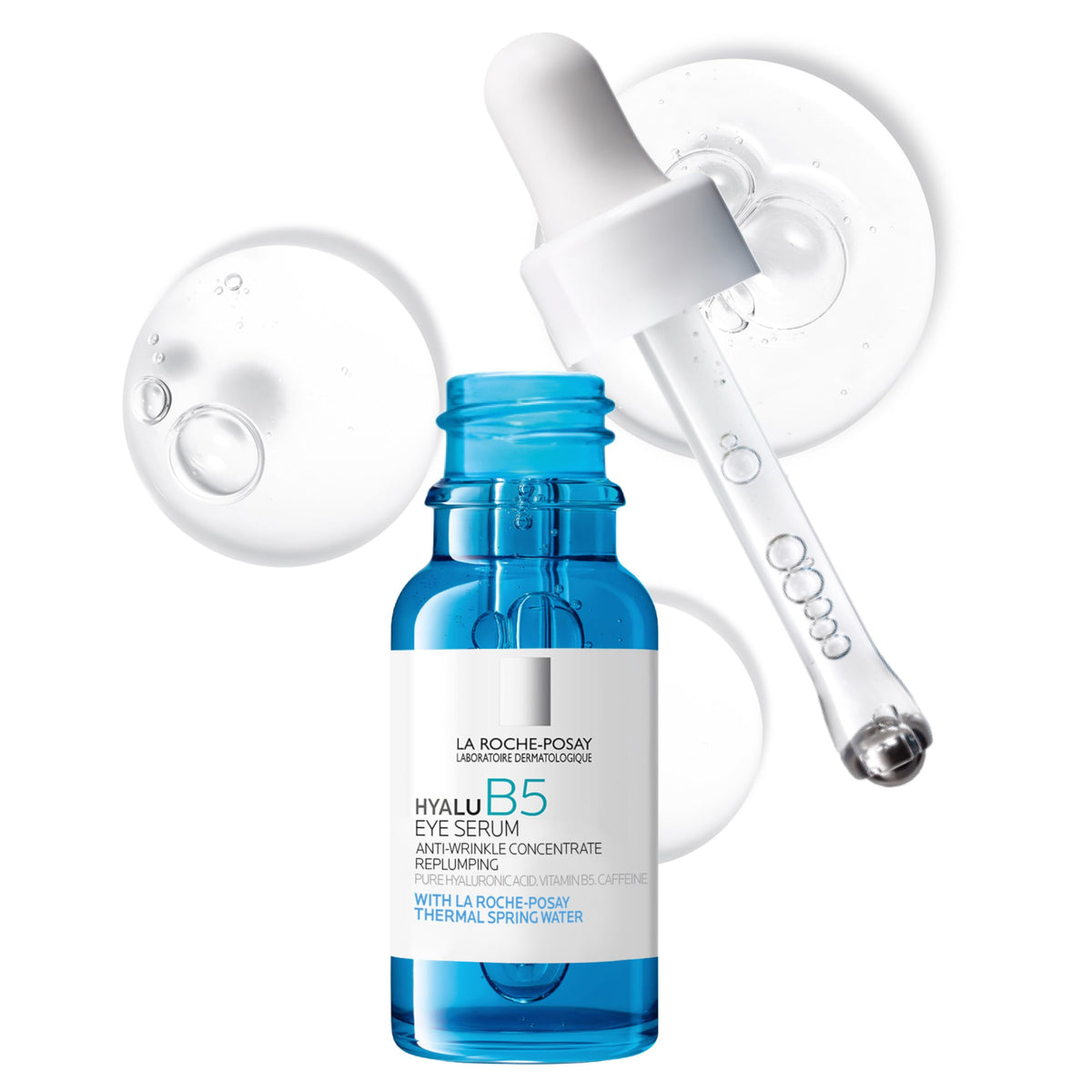 La Roche-Posay front packaging of Hyalu B5 Eye Serum showing product branding and size