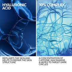La Roche-Posay serum texture drop demonstrating lightweight hyaluronic hydration