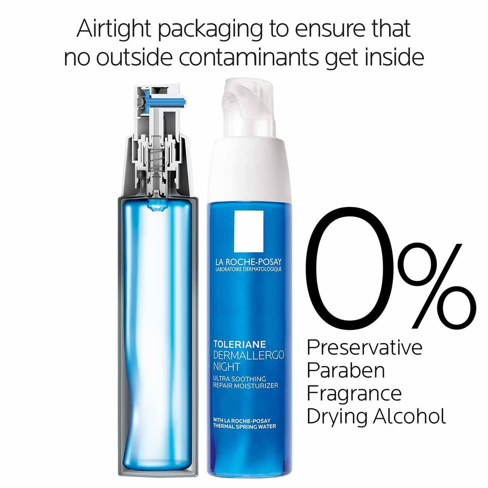 La Roche-Posay ingredients label highlighting niacinamide and vitamin E benefits