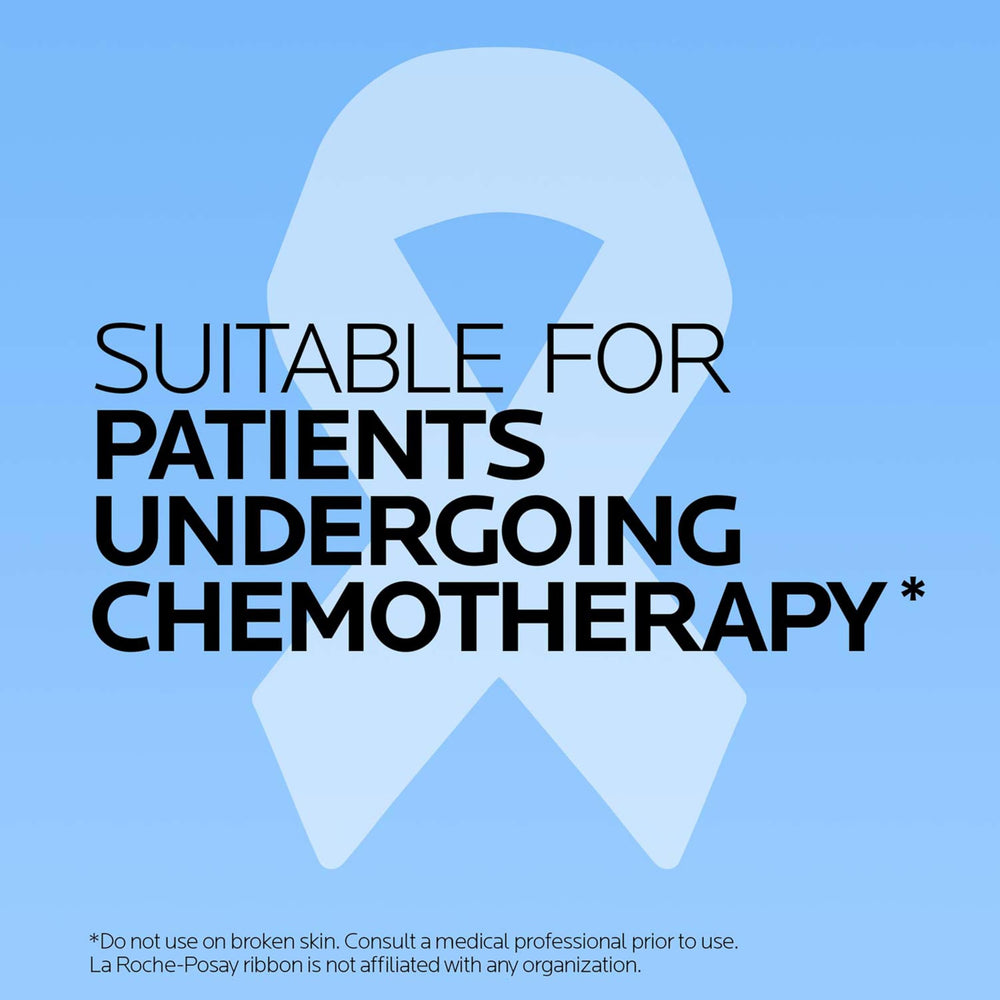 La Roche-Posay applied to adult face and hands for head-to-toe hydration