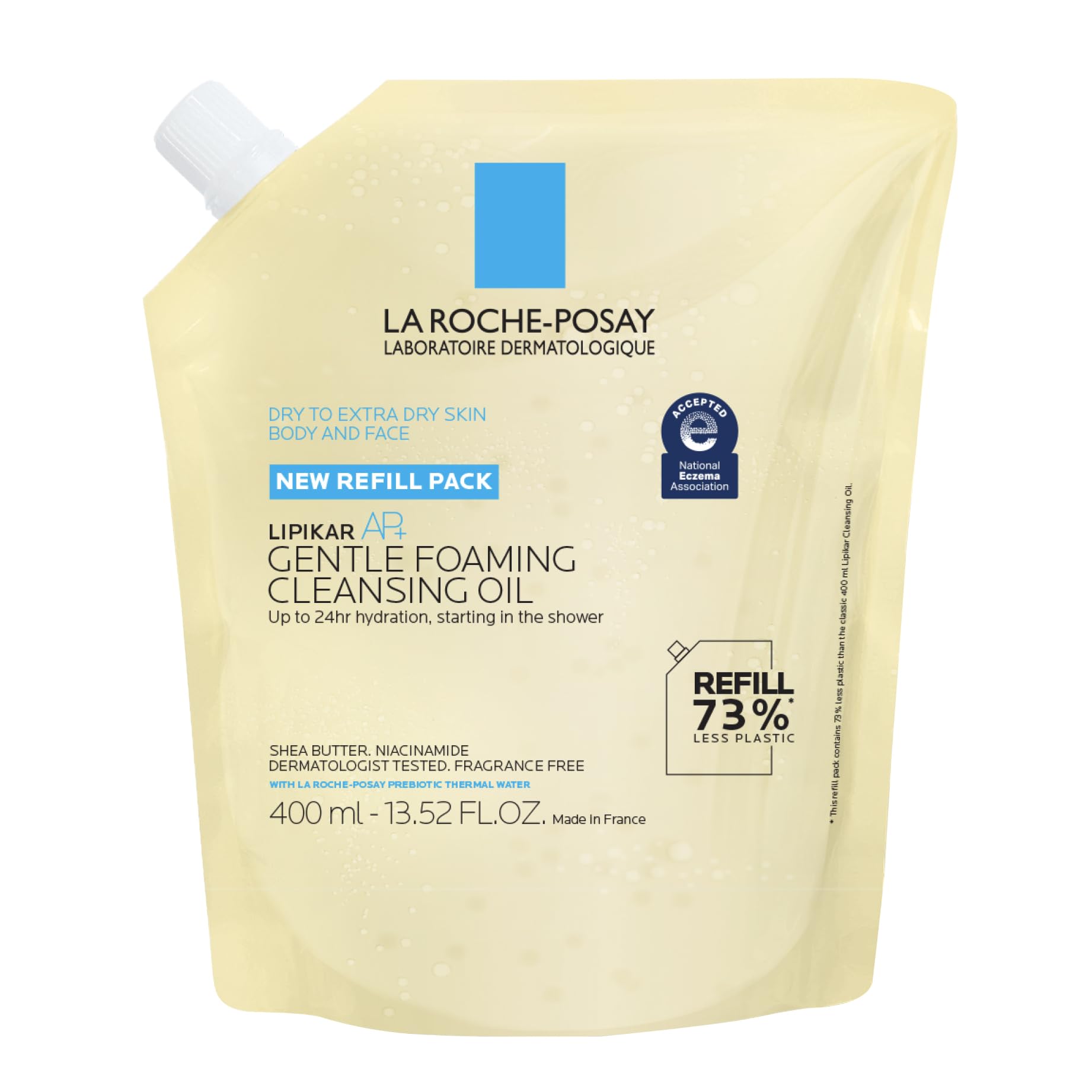 La Roche-Posay front packaging showing cleanser and benefits