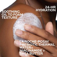 La Roche-Posay label panel highlighting active ingredients and reassurance