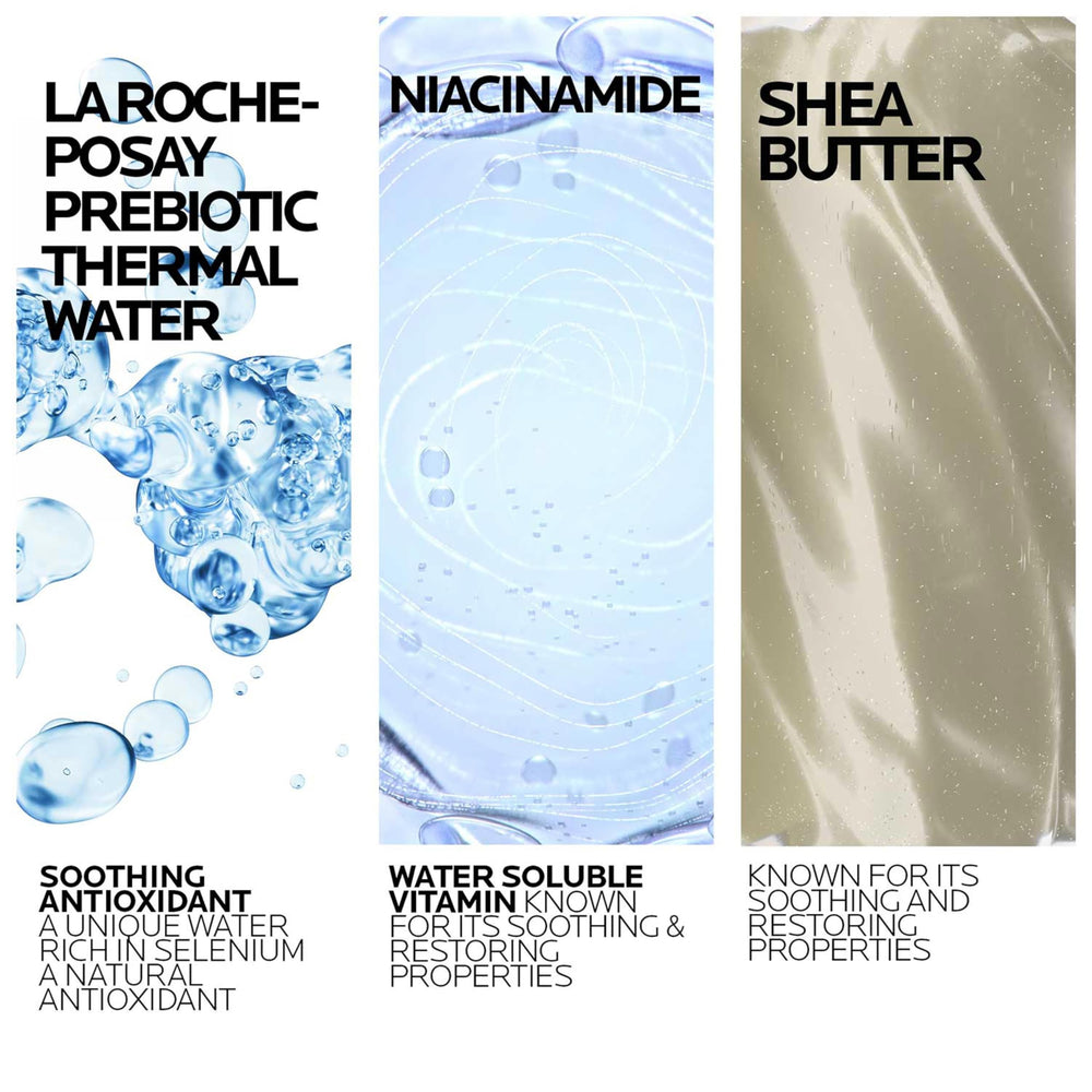 La Roche-Posay close-up foam texture demonstrating mild lather and softness
