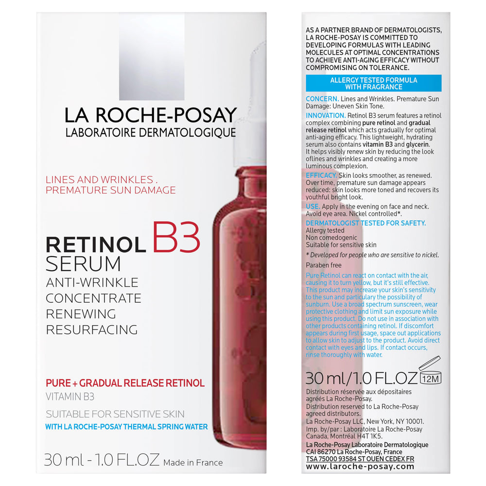 La Roche-Posay serum on hand demonstrating absorbent texture and instant hydration