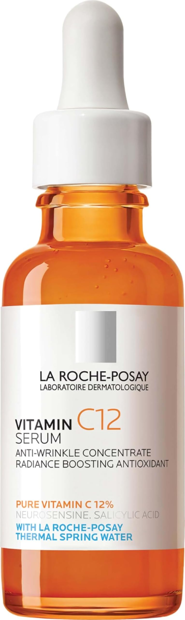 La Roche-Posay front packaging showing serum bottle and benefits