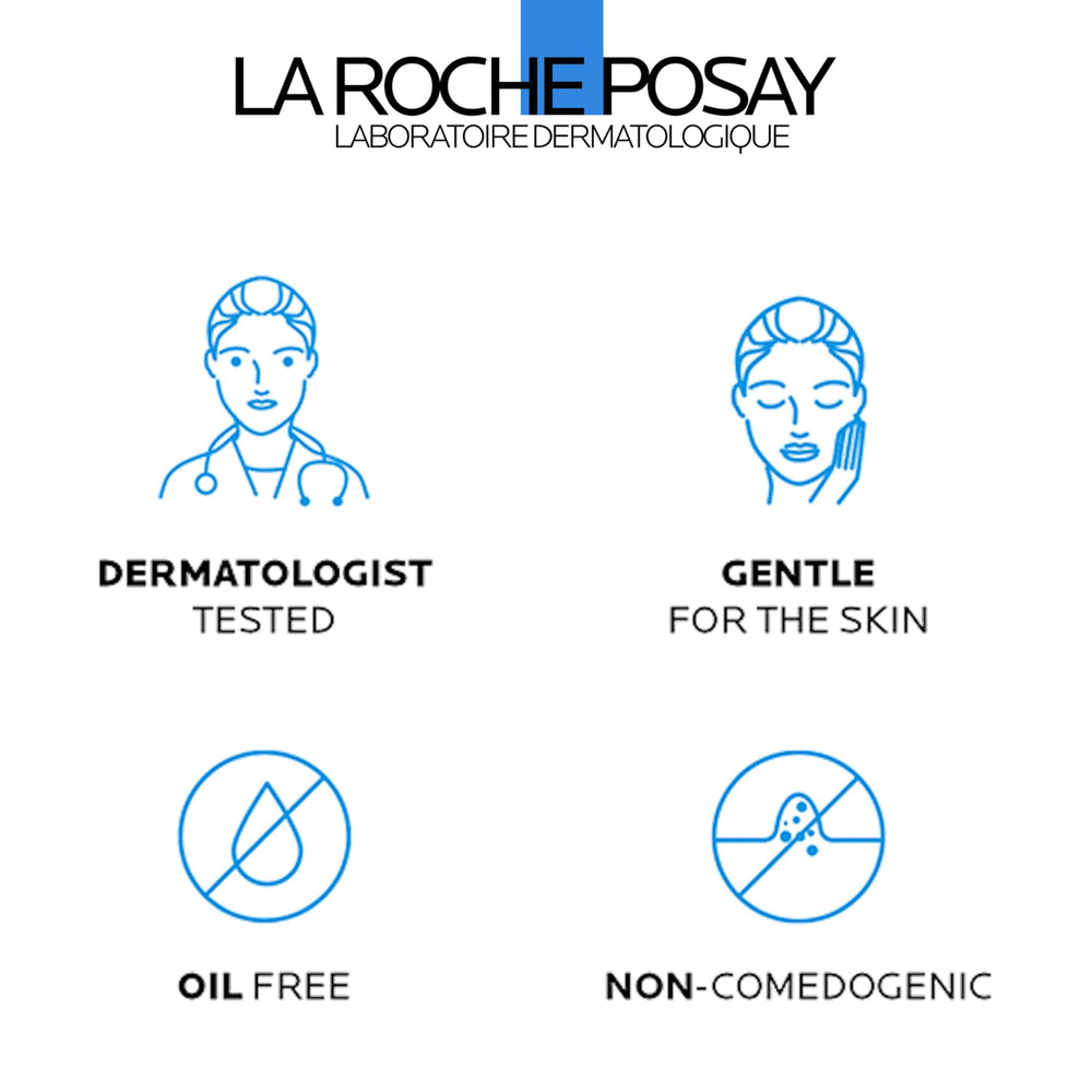 La Roche-Posay serum beside sunscreen emphasizing daytime use