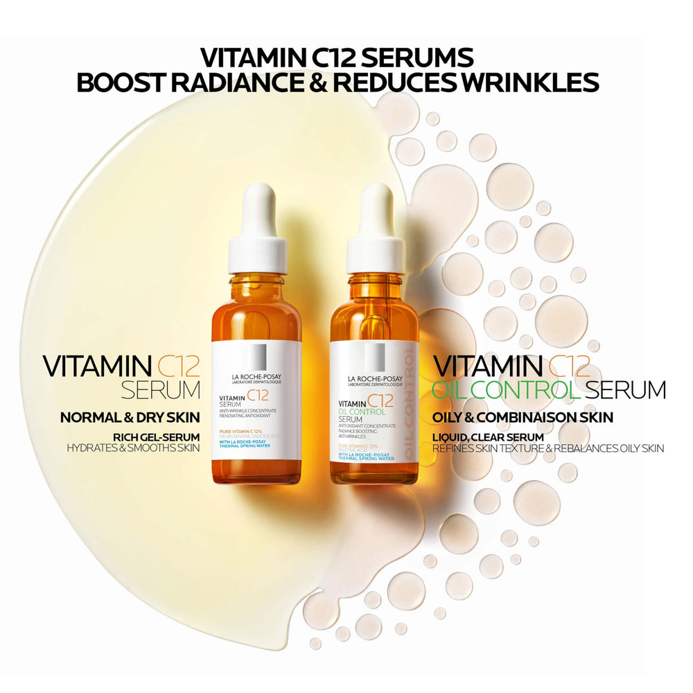 La Roche-Posay serum texture on hand demonstrating lightweight hydration