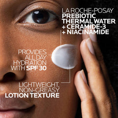 La Roche-Posay cap and nozzle detail for precise, hygienic dispensing