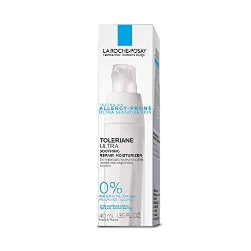 La Roche-Posay packaging valve close-up showing anti-contamination technology