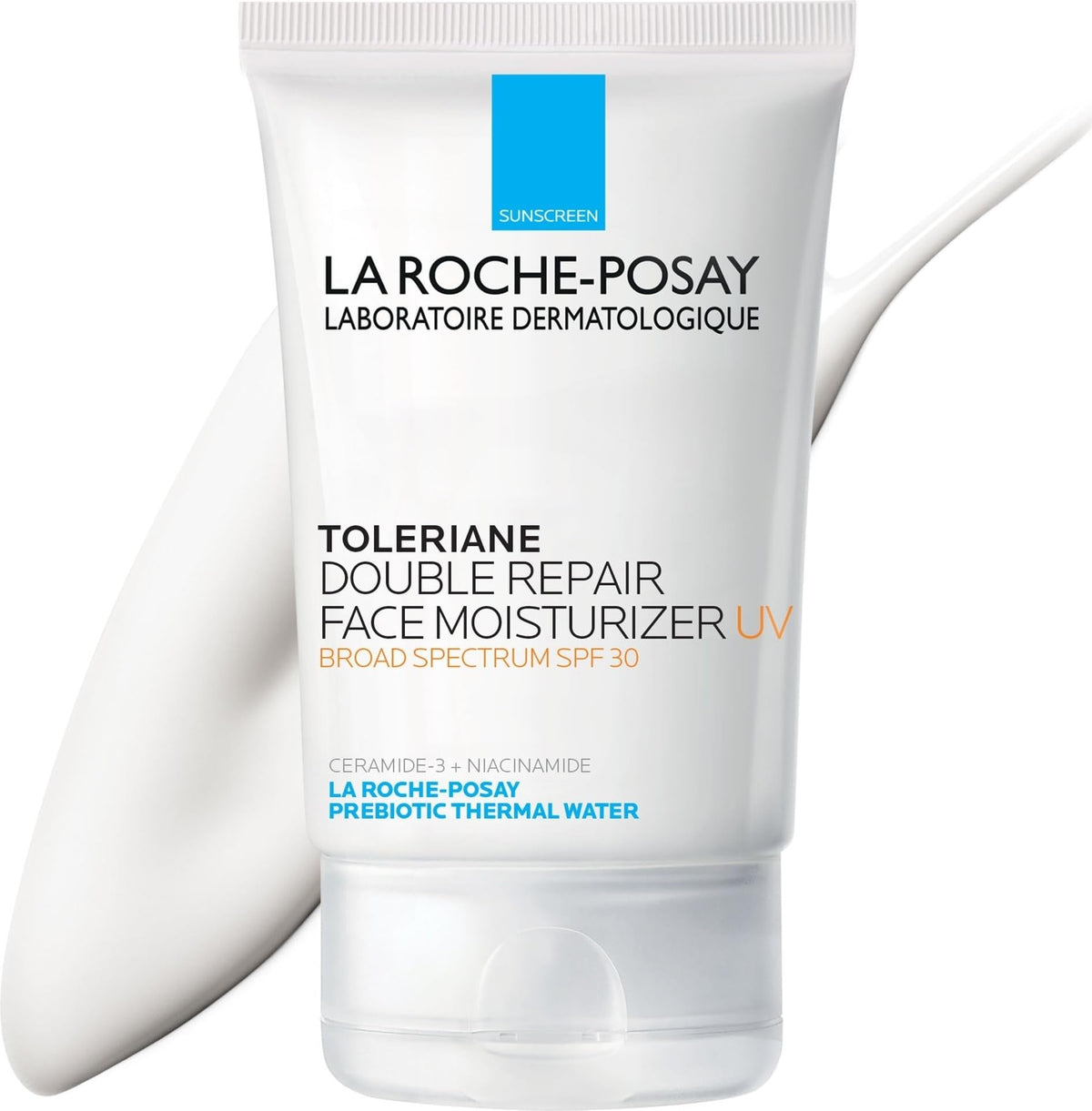La Roche-Posay front packaging showing product and SPF benefit
