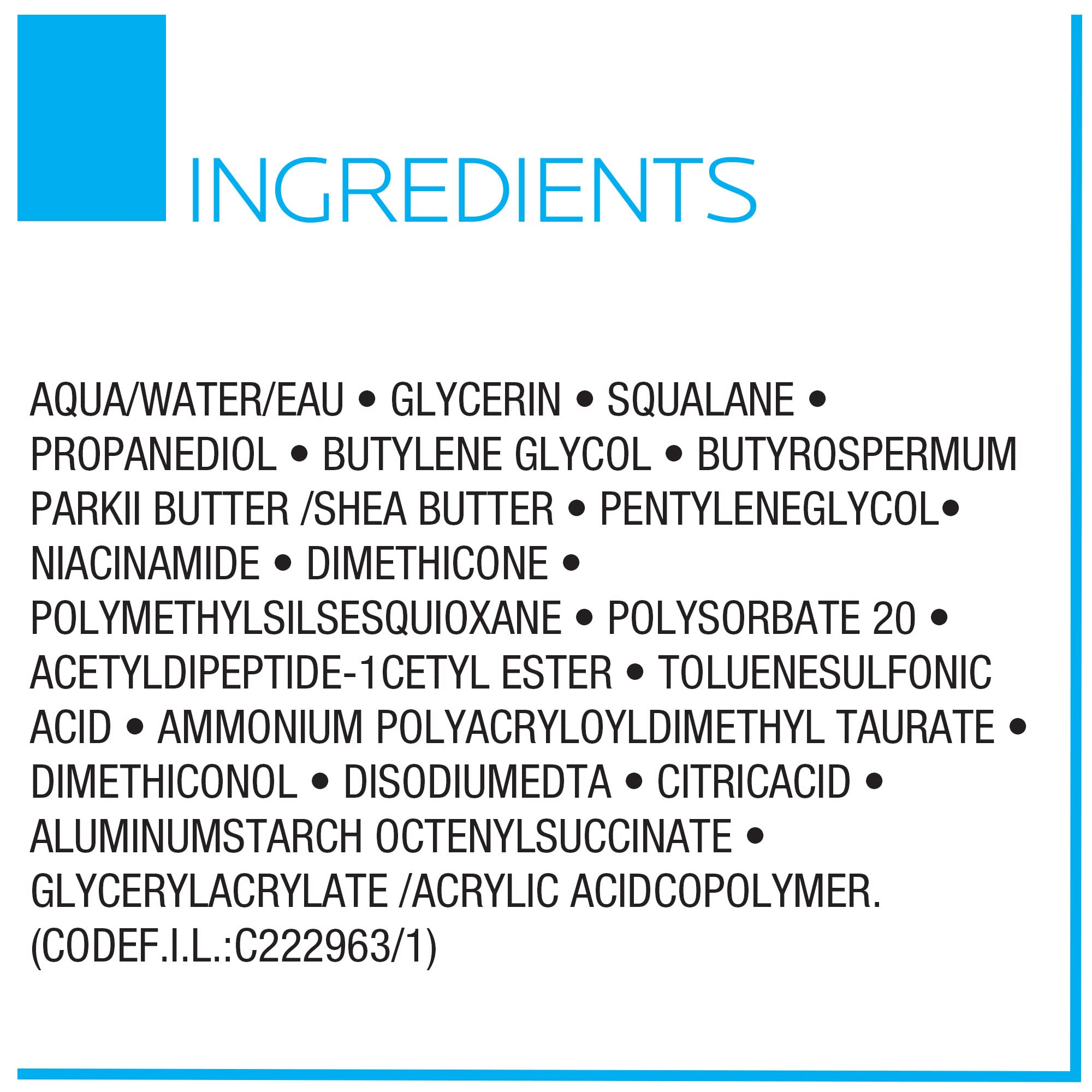 La Roche-Posay airtight packaging detail, communicating contamination protection