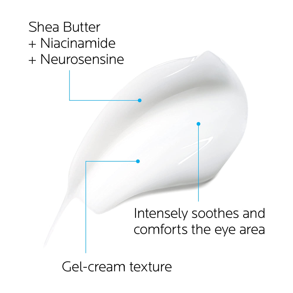 La Roche-Posay product on hand for scale showing compact 0.68 oz size benefit