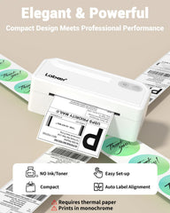 Labeer mobile printing in hand showing Bluetooth convenience and fast label output