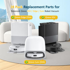 Lacvik zero-tangling main brush close-up showing spiral blades and easy cleaning