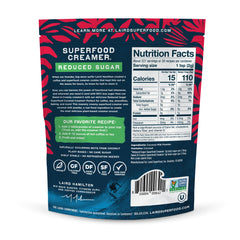 Laird Superfood ingredients closeup highlighting coconut milk powder and organic oil benefits