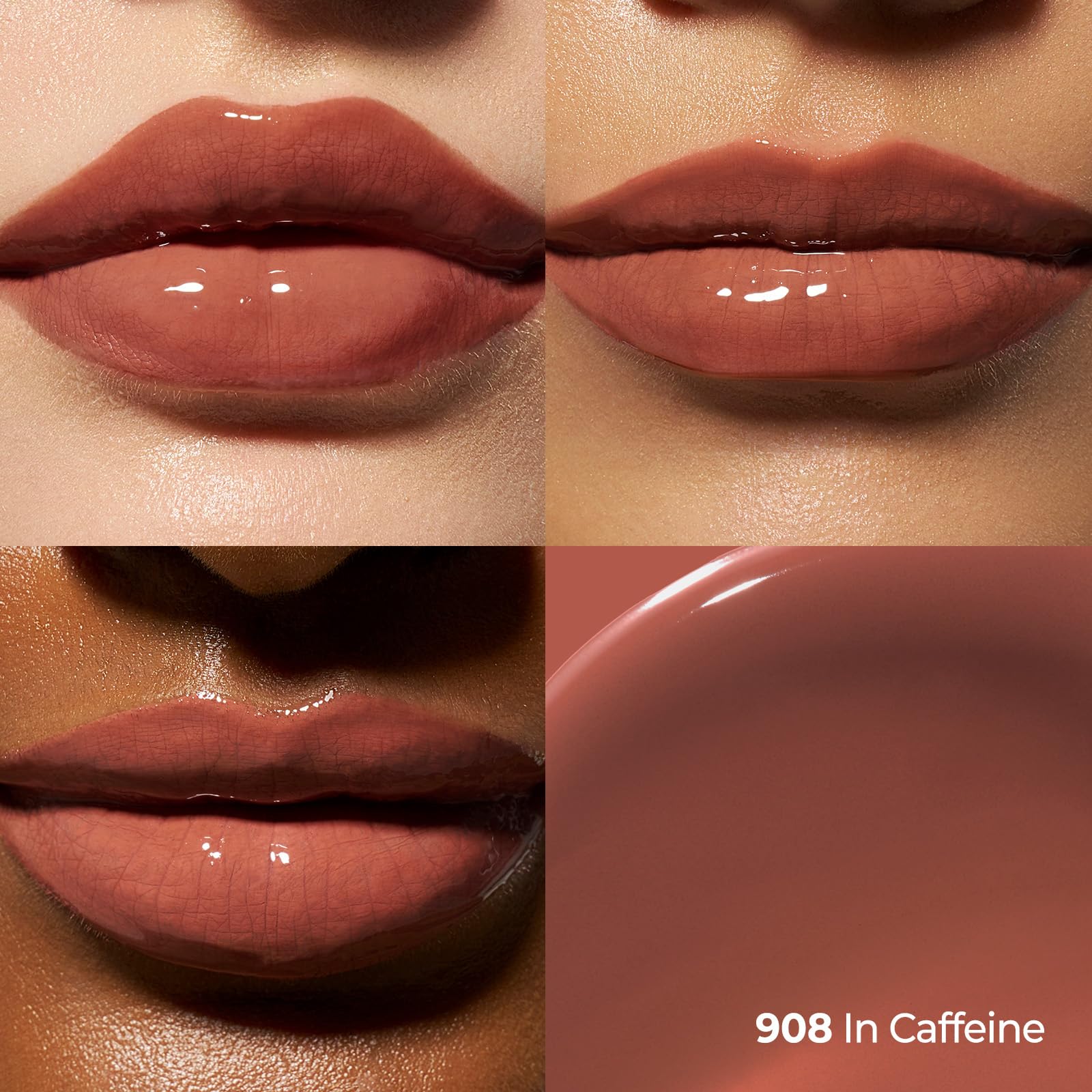 Model wearing Laka In Caffeine demonstrating wearable warm taupe-brown color