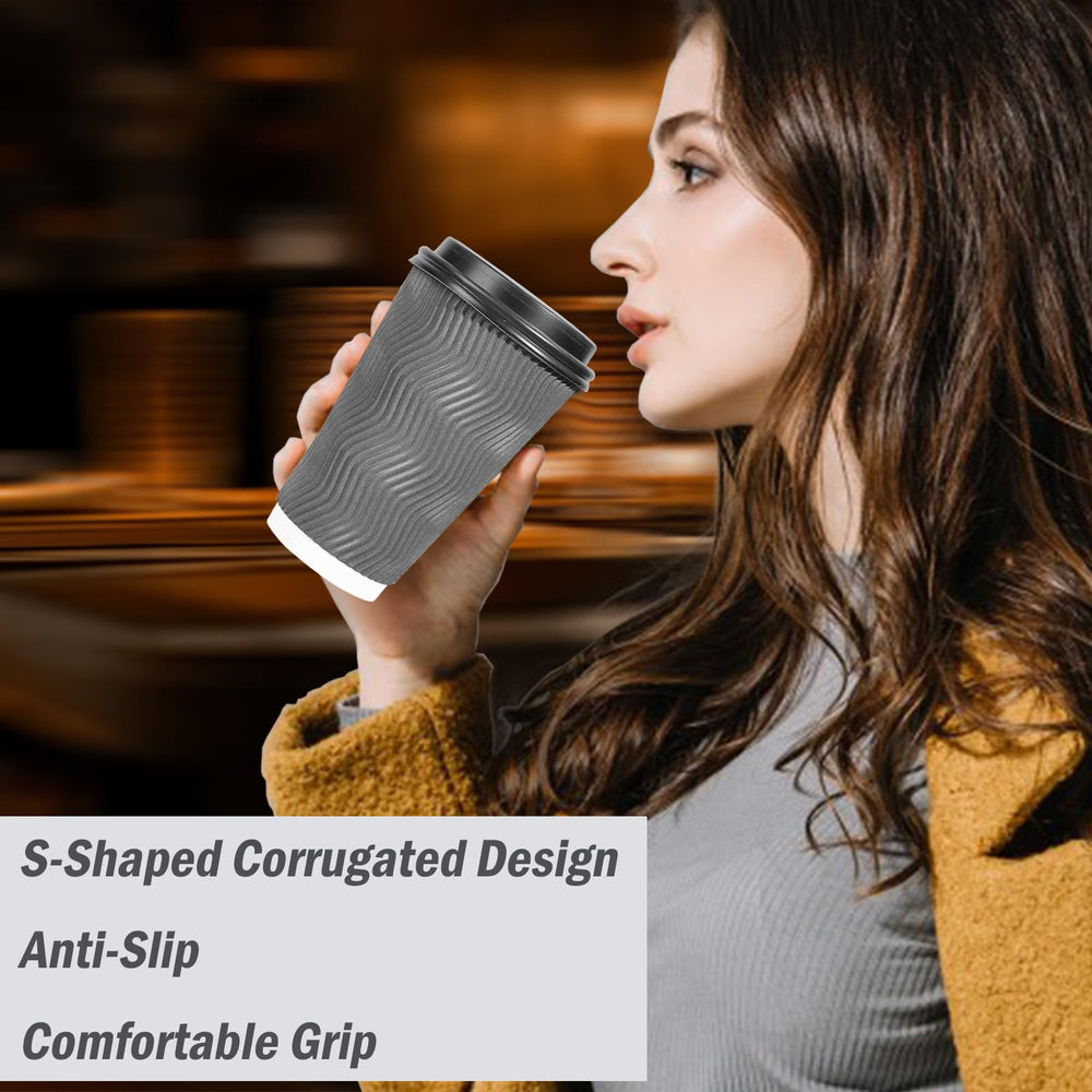 Lamosi 16 oz cup in hand demonstrating comfortable handling