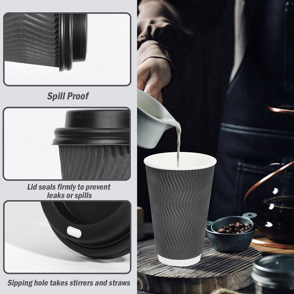Lamosi lid and sip hole detail preventing spills and easy drinking