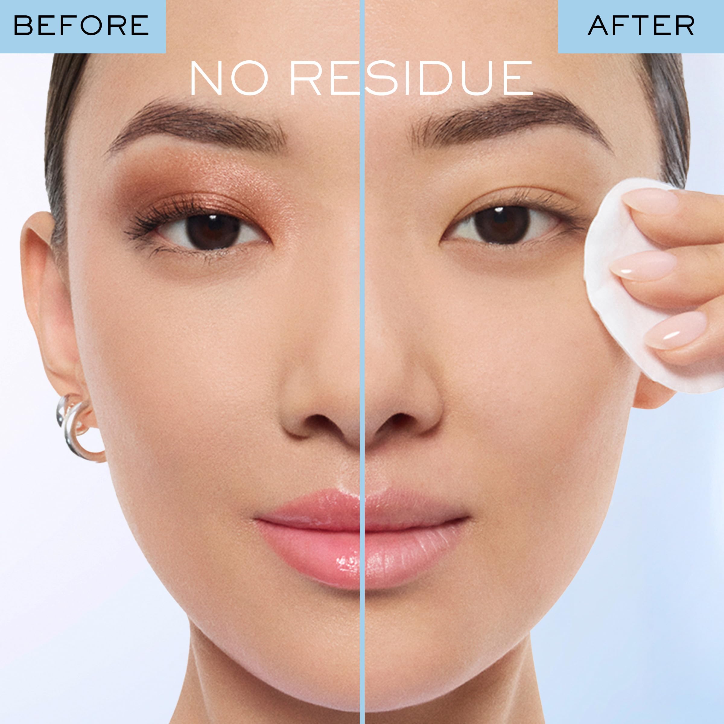 Lancôme Bi-Facil used near contact lenses showing safe and convenient use