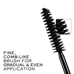 Lancôme Définicils texture swipe showing smooth, clump-free formula finish