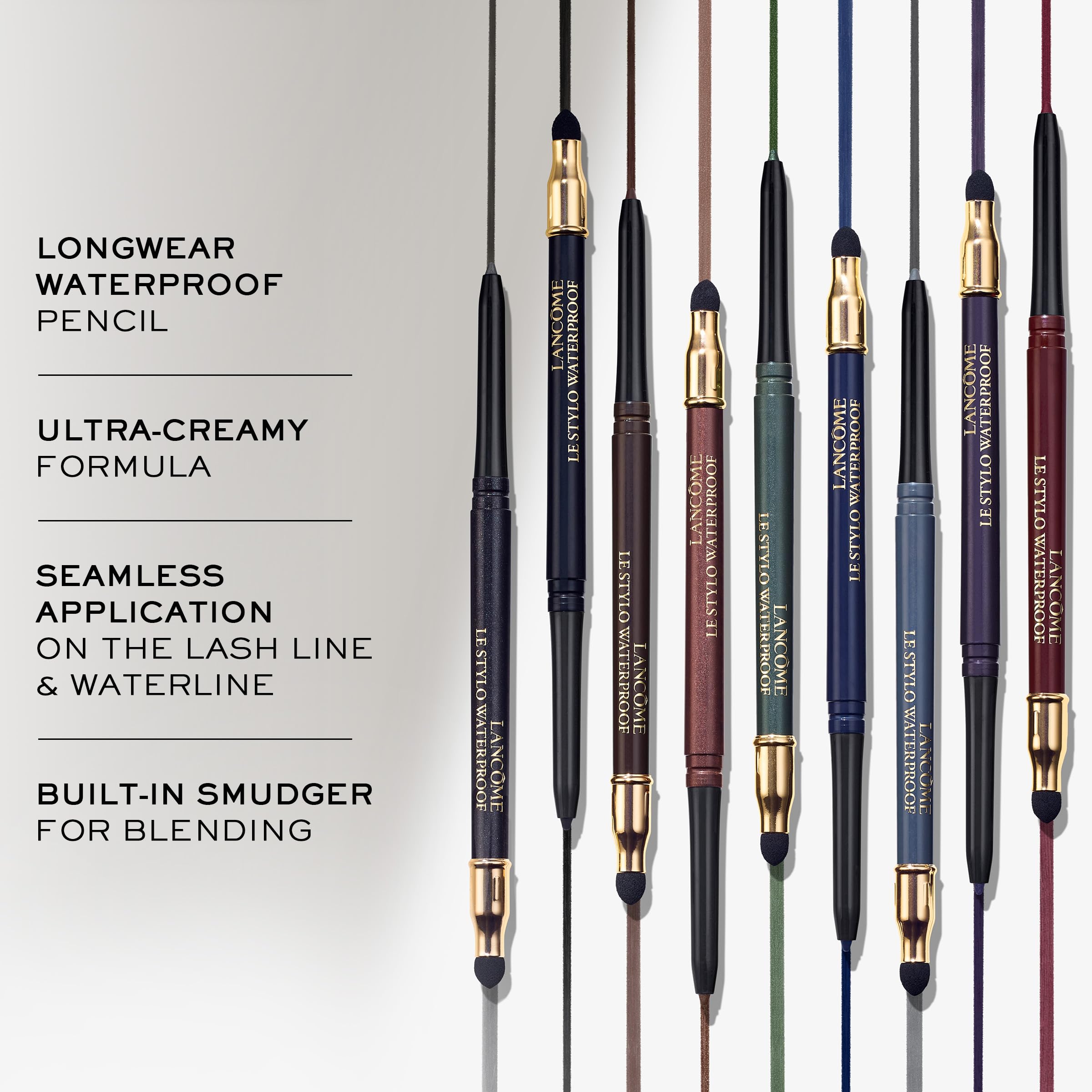 Lancôme Le Stylo close-up of creamy tip, demonstrating rich pigment and smooth glide